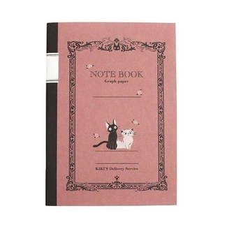 Kiki´s Delivery Service Retro Notebook Jiji Red