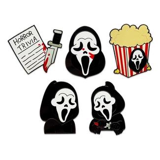 Scream Enamel Pins Set Ver. 2 3 cm (6)