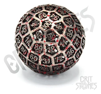 CritStones Hollow Metal Dice D100 Centigrave