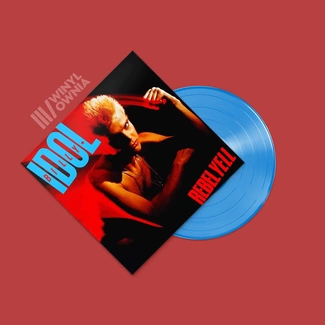BILLY IDOL Rebel Yell LP BLUE