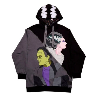 Universal Monsters by Loungefly Hoodie Sweater Unisex Bride of Frankenstein Size L