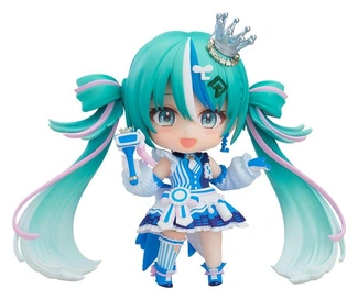 Hatsune Miku PVC Statue Nendoroid Lawson's 50th anniversary Special Live Ver. 10 cm