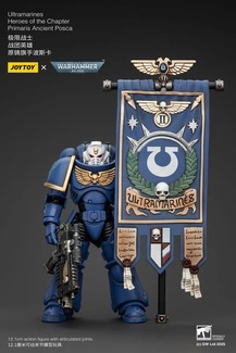 Warhammer 40k Action Figure 1/18 Ultramarines Heroes of the Chapter Primaris Ancient Posca 20 cm