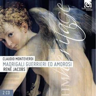 MONTEVERDI Madrigali Guerrieri Ed Amorosi Rene Jacobs 2CD DIGIPAK