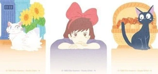 Kiki´s Delivery Service Memo Set Kiki, Jiji & Licy