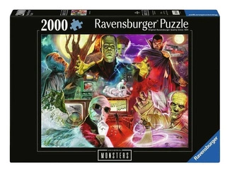 Universal Monsters Jigsaw Puzzle (2000 pieces)