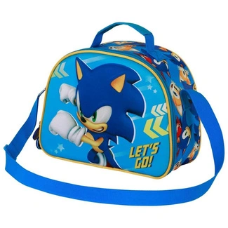 Sonic - The Hedgehog 3D Lunch Bag SEGA Go Blue