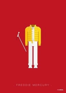 Freddie Mercury - Queen PLAKAT