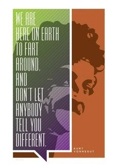 Kurt Vonnegut PLAKAT