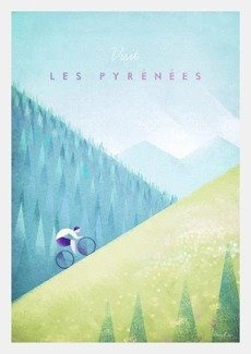 Les Pyrenees PLAKAT
