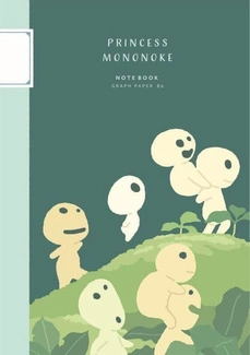 Princess Mononoke Notebook Kodama