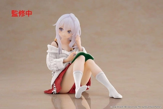 The Journey of Elaina PVC Statue Desktop Cute Figure Elaina Casual Clothes Ver. Renewal 13 cm