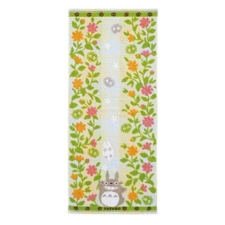 My Neighbor Totoro Towel Totoro Flower garden 34 x 80 cm