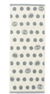 My Neighbor Totoro Towel Kurosuke Silhouette 33 x 80 cm