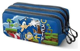 Sonic - The Hedgehog Fan Trick Pencil case 2.2 SEGA Greenhill Multicolour