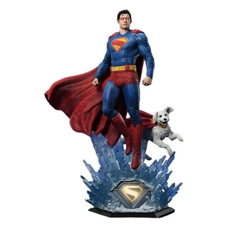 Superman (2025) Real Elite Masterline Series Statue 1/3 Superman with Krypto Bonus Version 95 cm