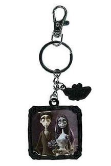 Corpse Bride Metal Keychain Wedding 7 cm