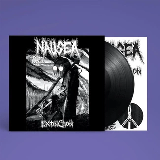 NAUSEA Extinction BLACK LP