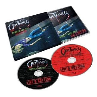 OBITUARY Slowly We Rot Live And Rotting CDBLURAY CD+ BLURAY