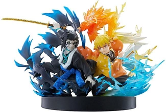 Kimetsu no Yaiba PVC Statue Zenitsu Agatsuma & Kaigaku 15 cm
