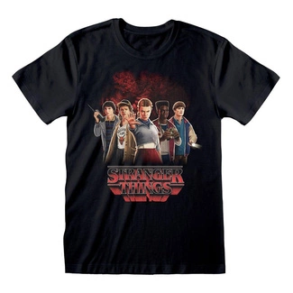Stranger Things T-Shirt Group with Vecna behind