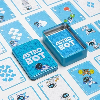 Astro Bot  Playing Cards Metal
