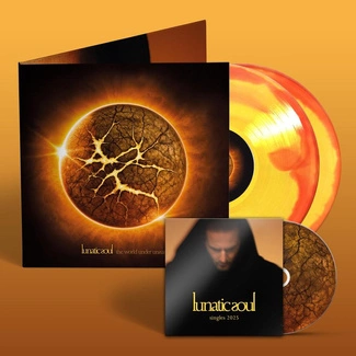 LUNATIC SOUL The World Under Unsun SUNBURST ORANGE/YELLOW 2LP