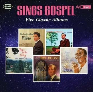 ELVIS JIM REEVES THE JORDANAIRES PAT BOONE NAT KING COLE Sings Gospel Five 2CD