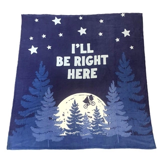 E.T. the Extra-Terrestrial Cozy Blanket Portal I´ll be right here 180 x 200 cm