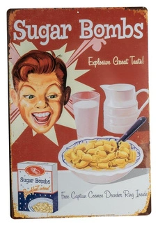 Fallout Metal Sign Sugar Bombs