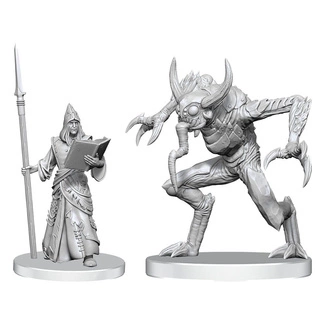 Pathfinder Deep Cuts Unpainted Miniatures Vloriak (Despoiler Demon) & Demonologist