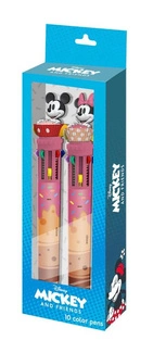 Mickey & Minnie Multicoloured ball pens 2-Pack