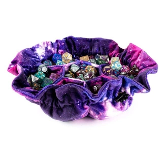 FanRoll Dice bag with compartments Velvet Nebula