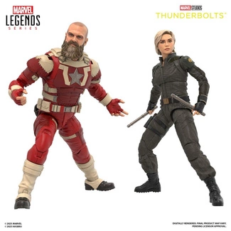 Thunderbolts Marvel Legends Action Figure 2-Pack Yelena Belova & Red Guardian 15 cm