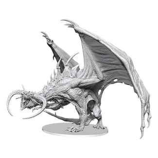 Pathfinder Deep Cuts Unpainted Boxed Miniature Diabolic Dragon
