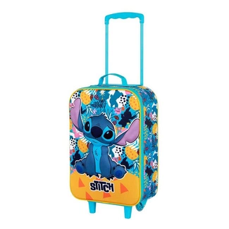 Lilo & Stitch Soft 3D Trolley Suitcase Stitch Multicolor 52 cm