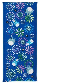My Neighbor Totoro Imabari Towel Totoro Fireworks 34 x 80 cm
